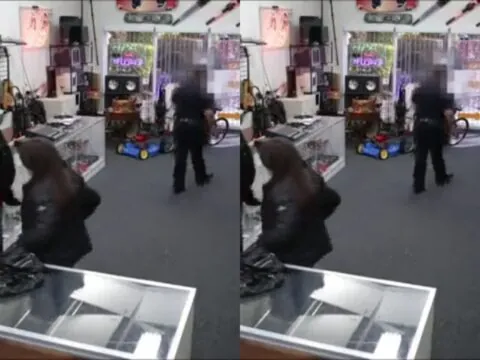 Periguete pelada recebendo dinheiro e se acabando de prazer