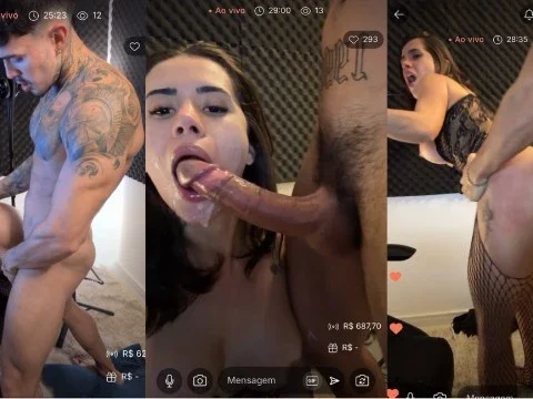Homem do pau gostoso fodendo a buceta de uma gata e botando ela pra mamar