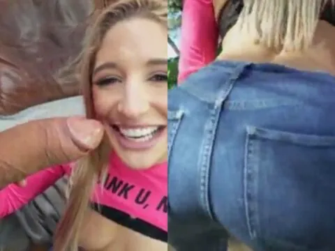 Loira paga um sexo oral forte e o macho fodeu o cuzinho