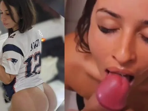 Ninfeta magrinha chupando o pauzão e exibindo o cuzinho gostoso