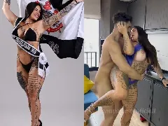 Fodendo a Musa do Corinthians por todo o seu ape em SP