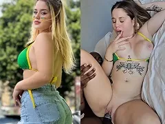 Loira gostosa de Ponta Grossa-PR fazendo uma hora de sexo forte com negão amigo do marido