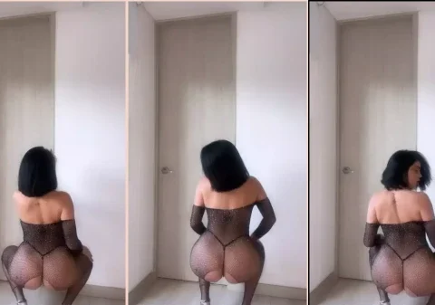 Morena muito safada de calcinha fio dental rebolando esse bumbum gostoso
