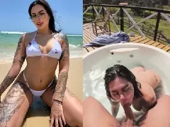Video de sexo com jovem famosinha rabuda fodendo no chalé da Serra do Cipo em BH
