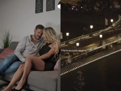 Loira desinibida gozando com ficante na balada