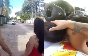 Milf fogosa cavalgando novinho com tesão ao ar livre até gemer alto