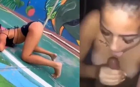 Safada dando uma mamadinha até engolir todo o esperma