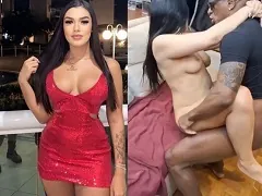 Flagra real com peituda Musa do Internacional dando a buceta pro vizinho negão dotado