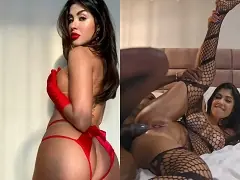 Video de sexo amador brasileiro com influencer ninfetinha dando o cu
